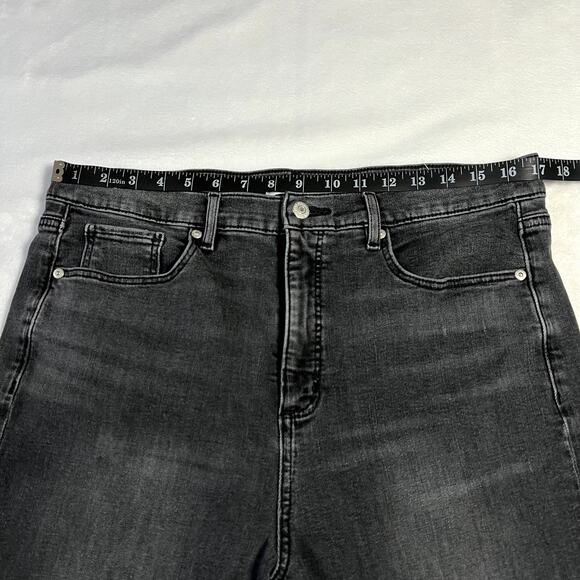 LOFT High Rise The Skinny Jeans Size 32/14 Casual Minimalist Preppy Classic - Picture 10 of 12